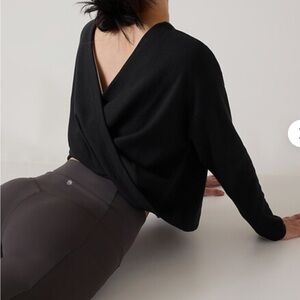 Athleta Presence Twist Sweatshirt